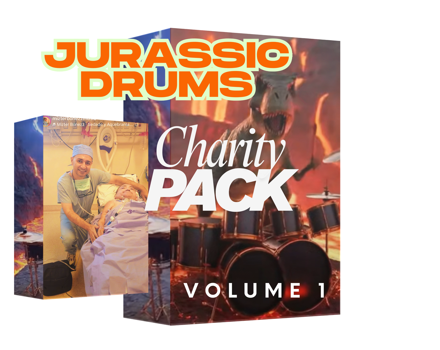 Jurassic Drums Vol 1 Charity Sale