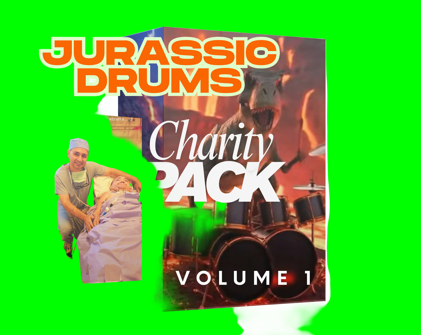 Jurassic Drums Vol 1 Charity Sale