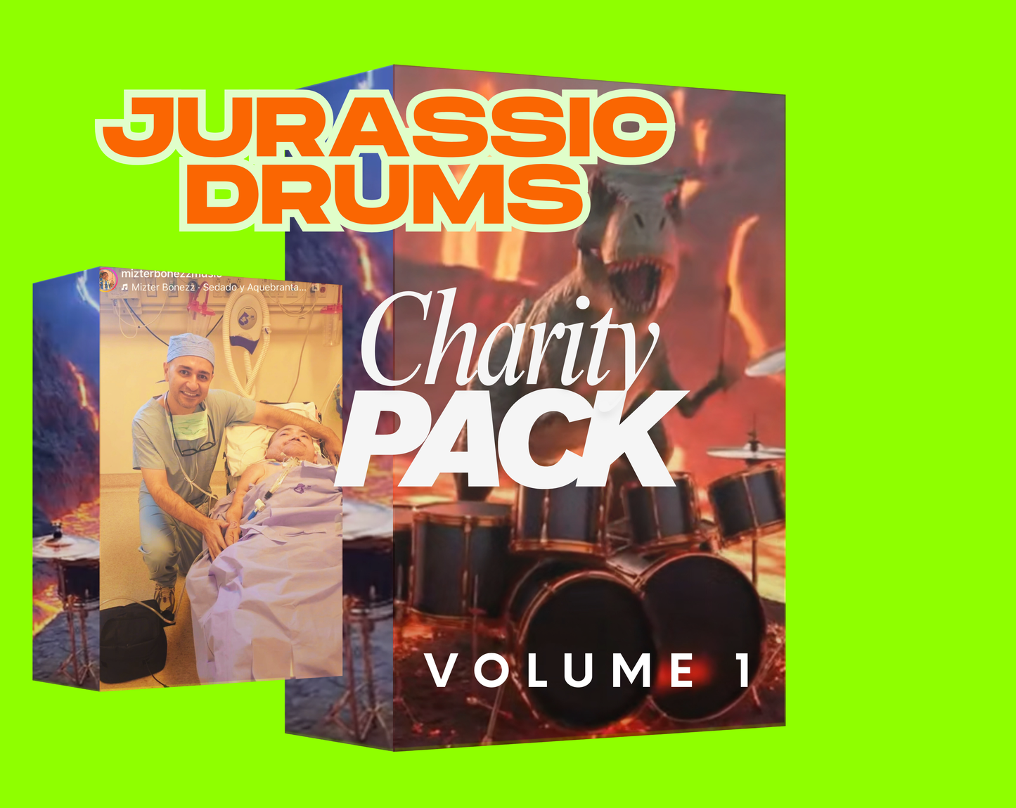 Jurassic Drums Vol 1 Charity Sale