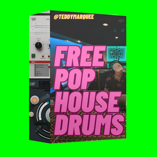 FREE 122 BPM POP HOUSE DRUM STEMS VA4